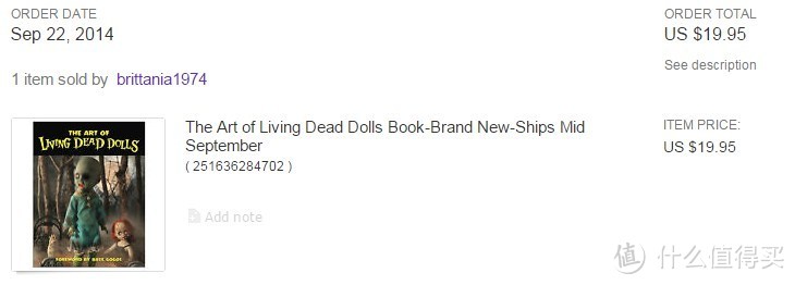 【ebay好物分享会】会吓到小孩子的哦！我的living dead dolls 活死人娃娃们