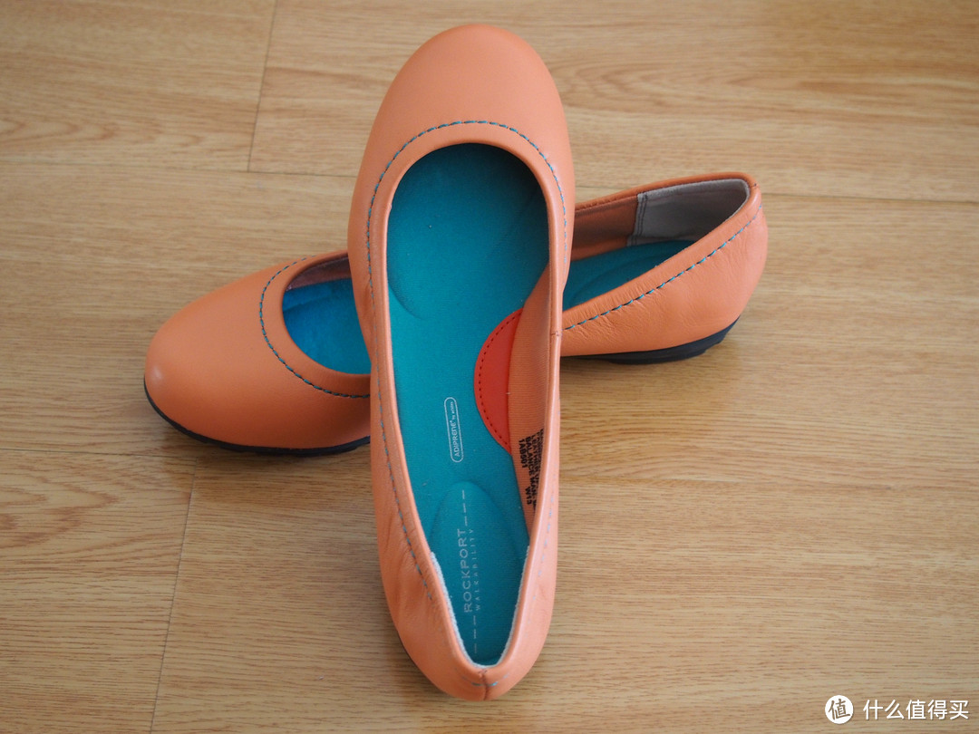 正装鞋的外观，运动鞋的脚感，没选对颜色的ROCKPORT 乐步 Atarah  平底鞋
