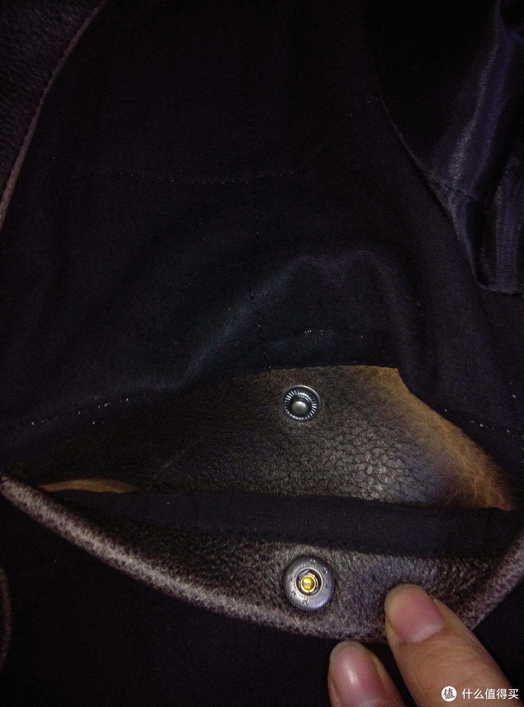 Black Rivet Leather Faded-Seam Cycle Jacket 男款皮衣
