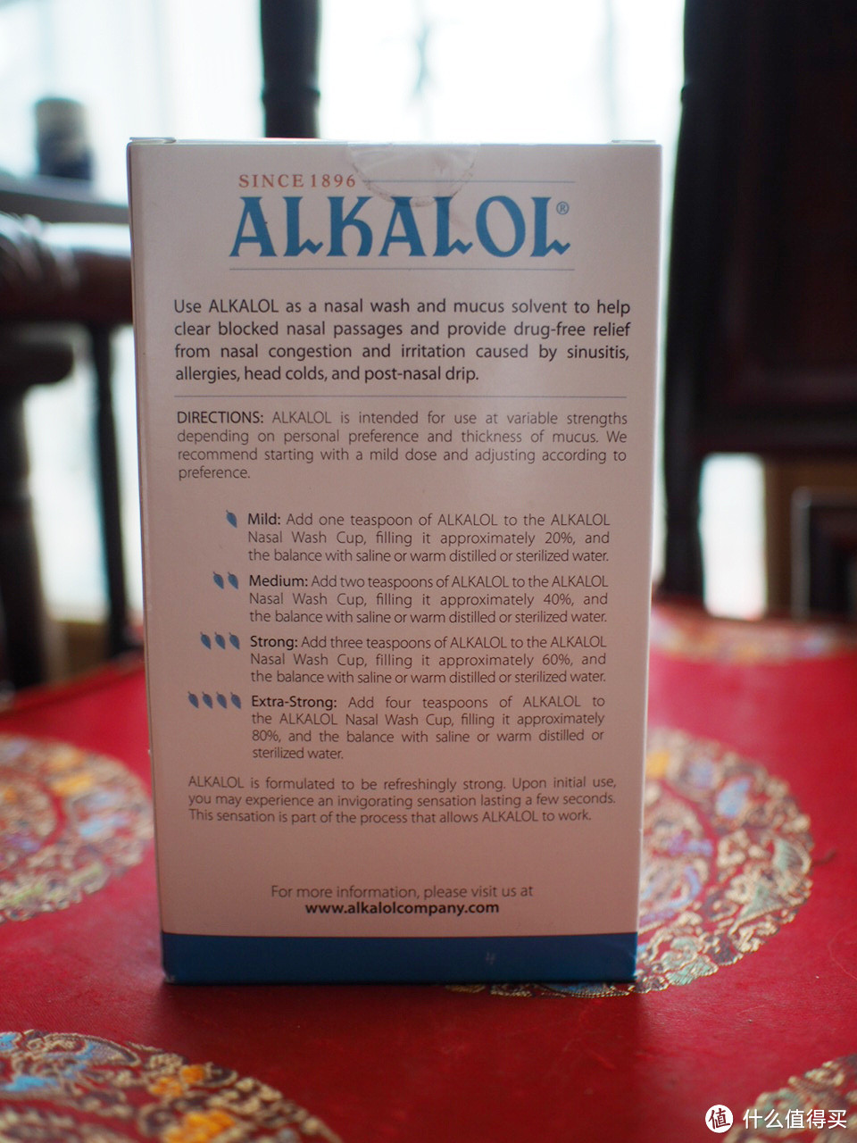 老字号洗鼻神器，新一代凑单佳品：ALKALOL Nasal Wash 鼻炎冲洗剂