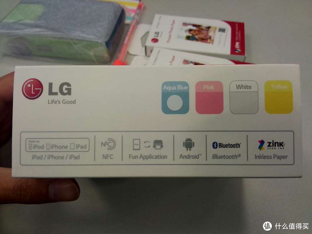 装在口袋里的打印机：LG Pocket Photo PD239P 相印机