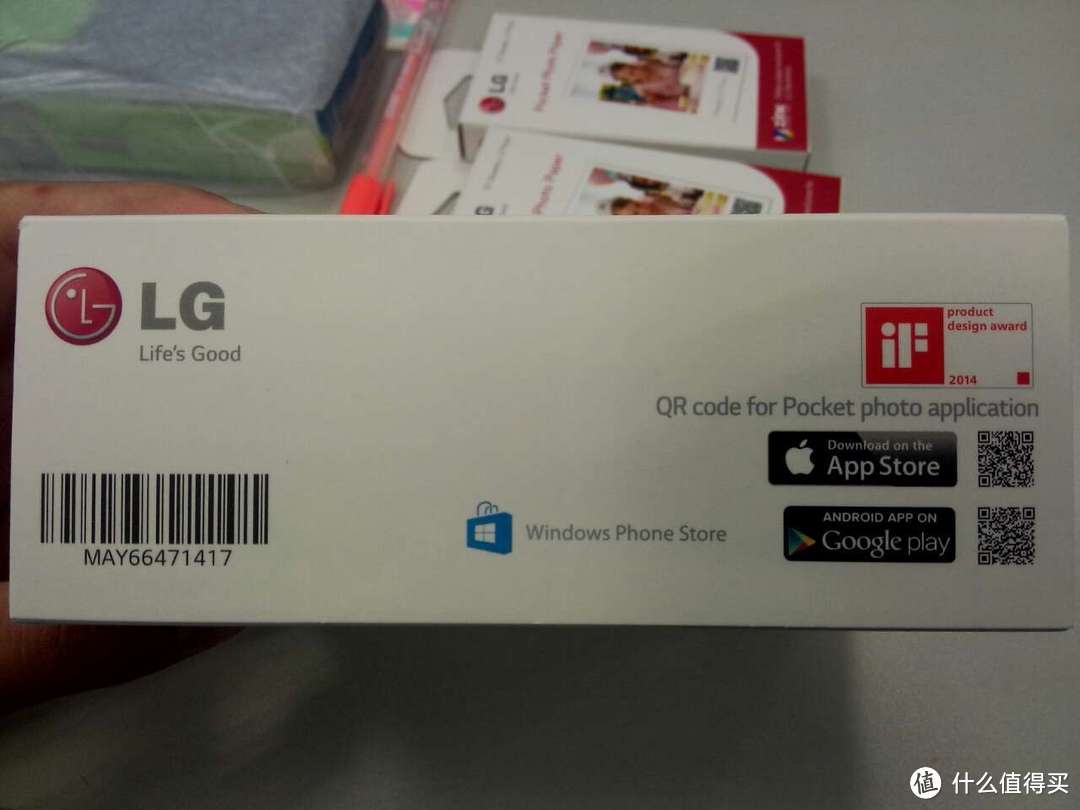 装在口袋里的打印机：LG Pocket Photo PD239P 相印机