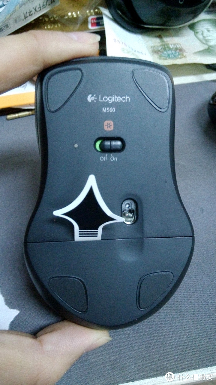 美亚直邮 Logitech 罗技 M560 开箱及对比微软霸雷鲨5000