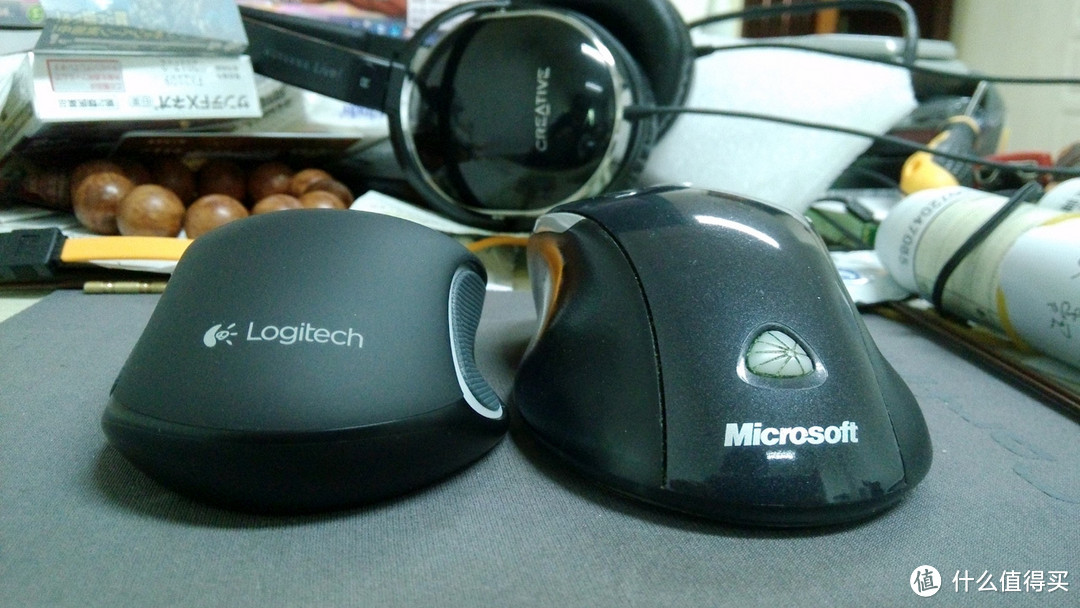 美亚直邮 Logitech 罗技 M560 开箱及对比微软霸雷鲨5000