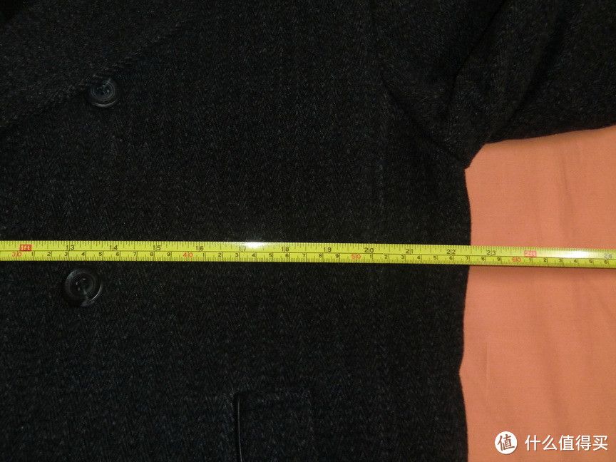 Marc New York Hayes Herringbone Double-Breasted Pea Coat 男款羊毛大衣