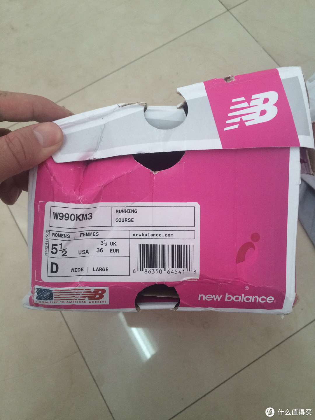 new balance 新百伦 990 V3 女款粉丝带 限量版