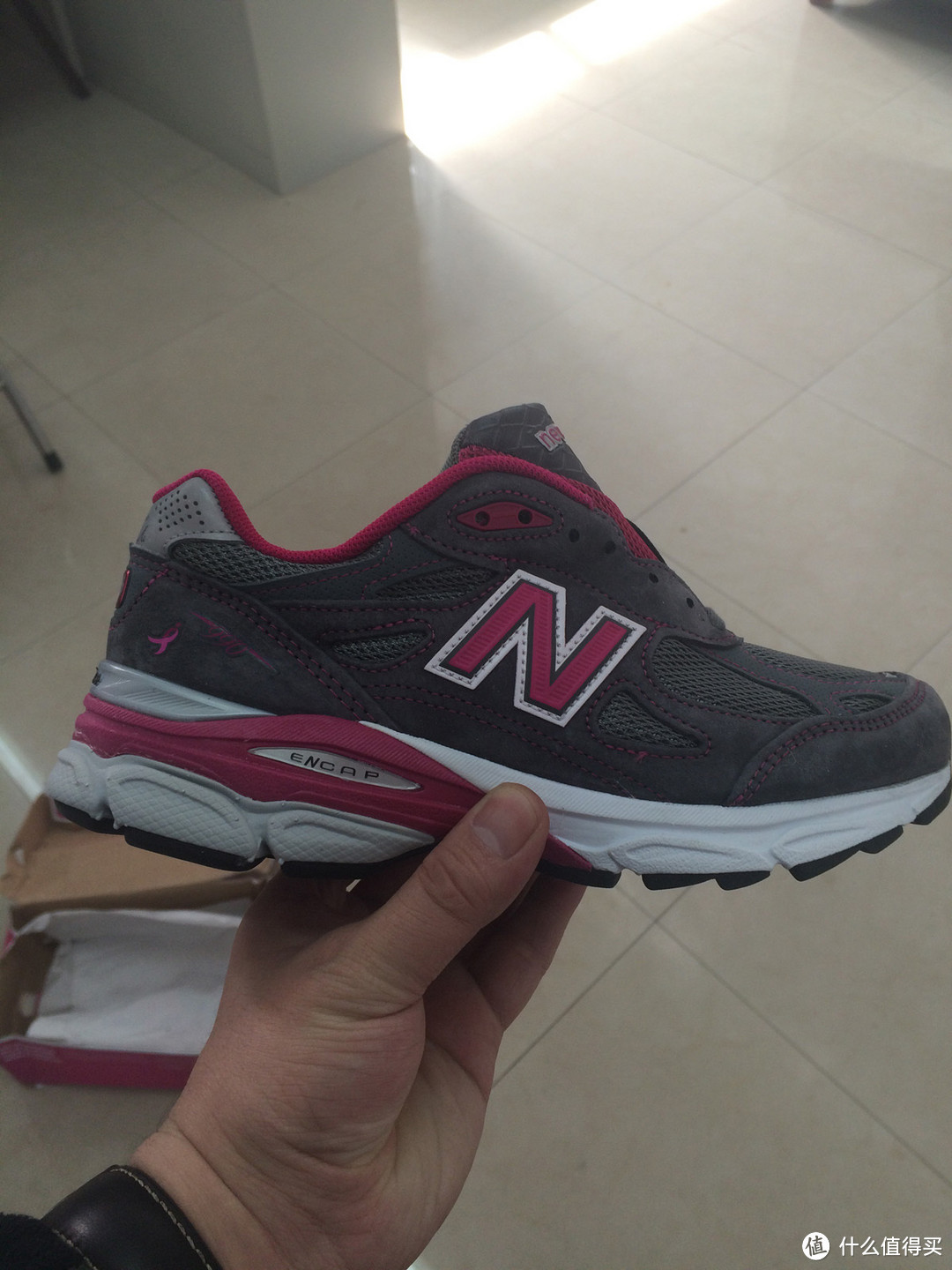 new balance 新百伦 990 V3 女款粉丝带 限量版