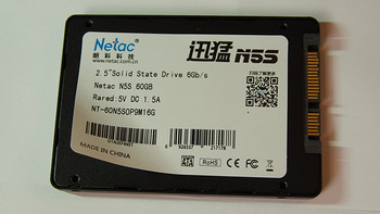 便宜就是王道：Netac 朗科 N5S系列 60G SSD固态硬盘