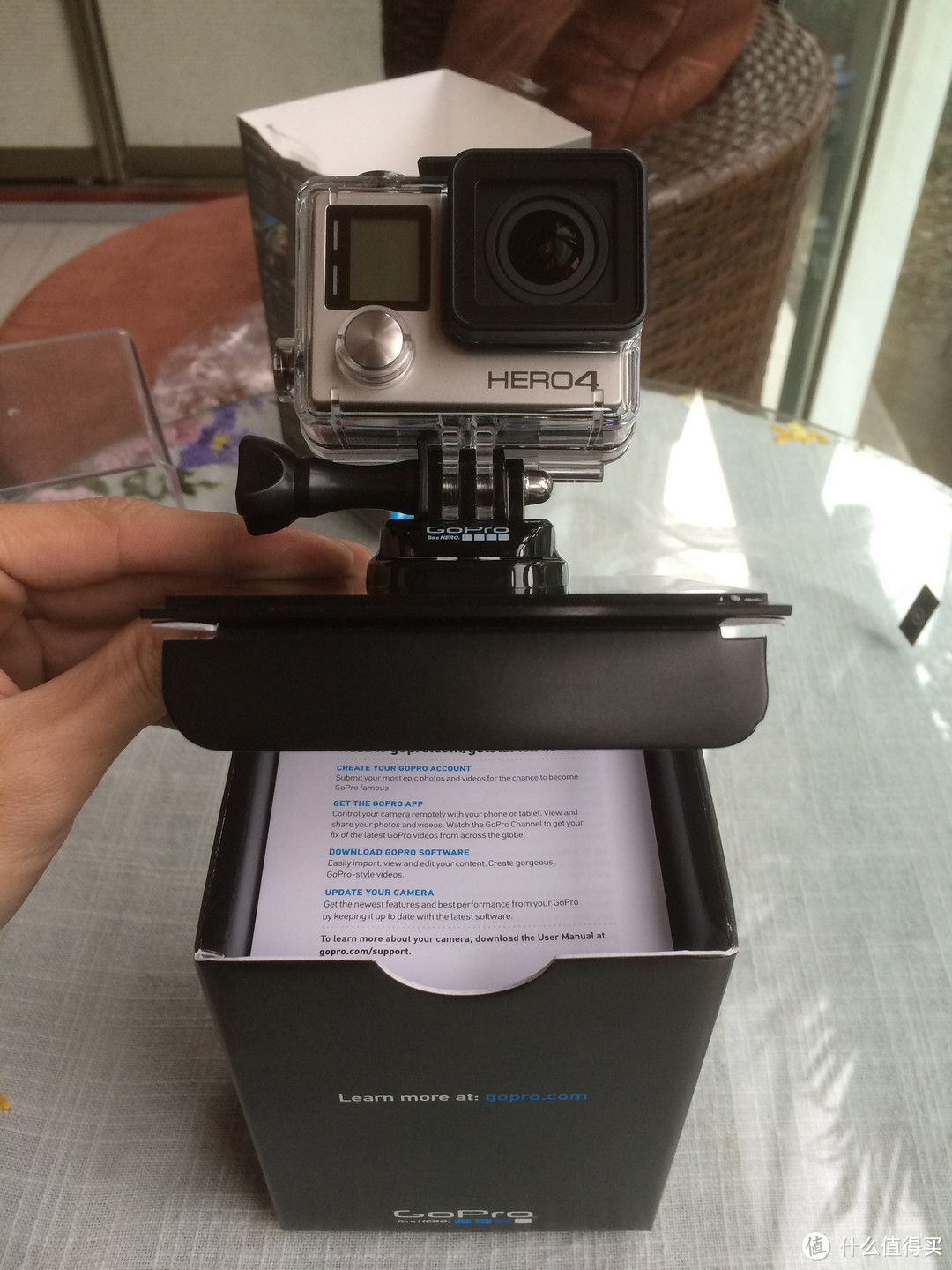 性价比之选：GOPRO HERO 4 SLIVER 运动摄像机 银色版 开箱.