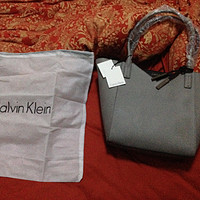 女王大人的海淘收获：Calvin Klein Colorblock Saffiano Leather Tote 手提包