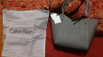 女王大人的海淘收获：Calvin Klein Colorblock Saffiano Leather Tote 手提包