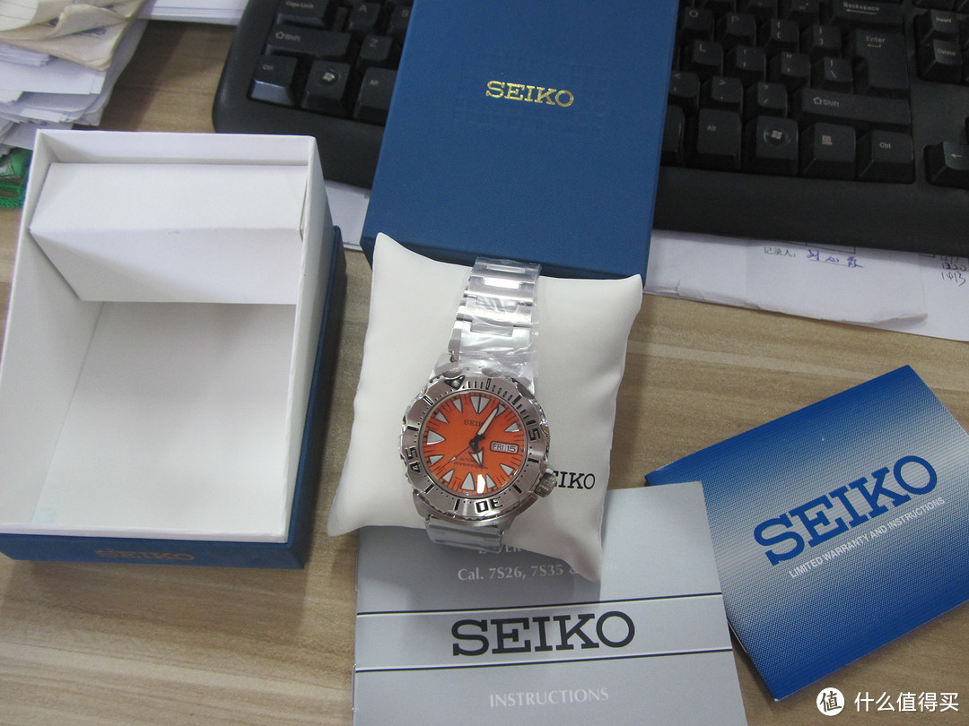 SEIKO 精工 SRP309 新橙鬼 Classic Automatic Divers Watch 男款潜水手表