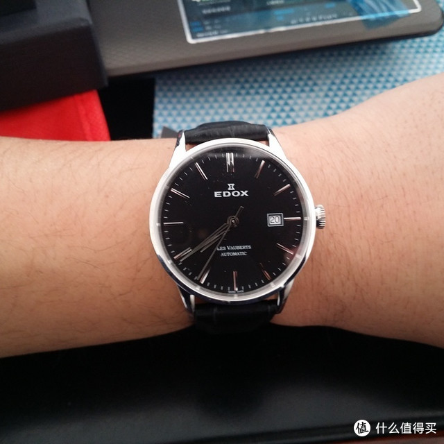 EDOX 依度 Les Vauberts系列 80081-3-NIN 男款机械腕表