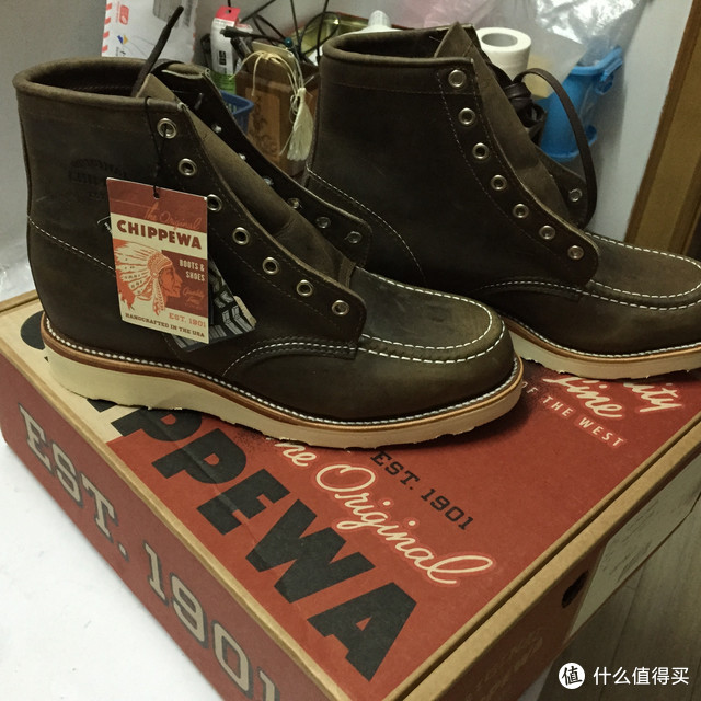 大爱工装靴：CHIPPEWA 齐佩瓦 vibram底 美产 1901M23