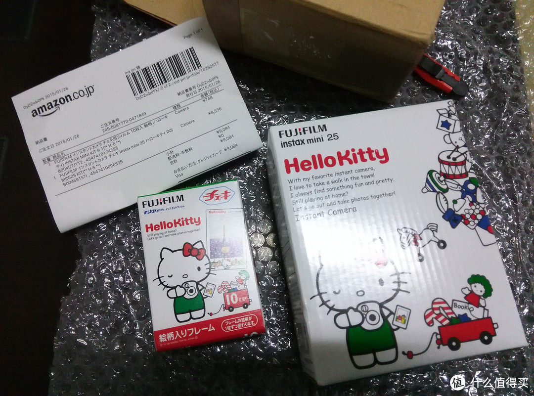 【情人节礼物】日亚入手 FUJIFILM 富士 instax mini 25 HelloKitty款拍立得相机