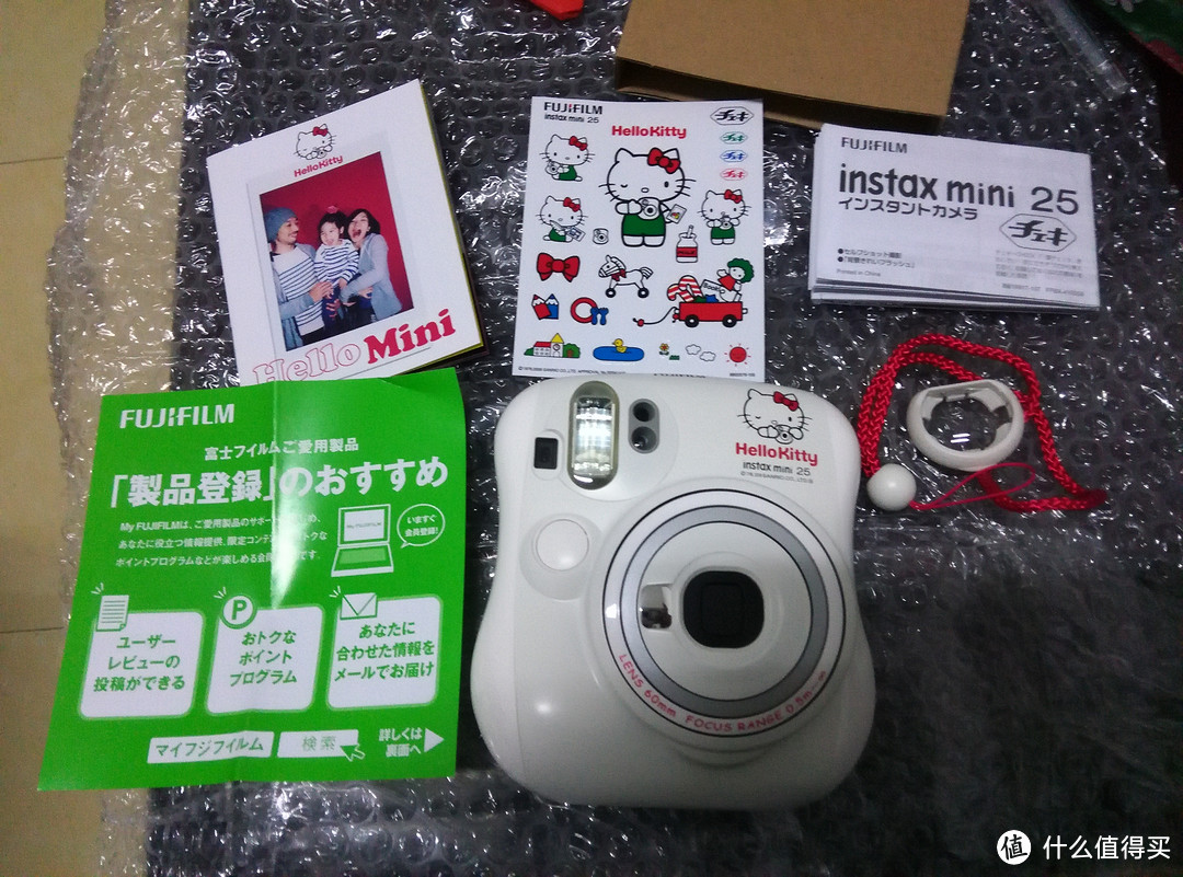 【情人节礼物】日亚入手 FUJIFILM 富士 instax mini 25 HelloKitty款拍立得相机