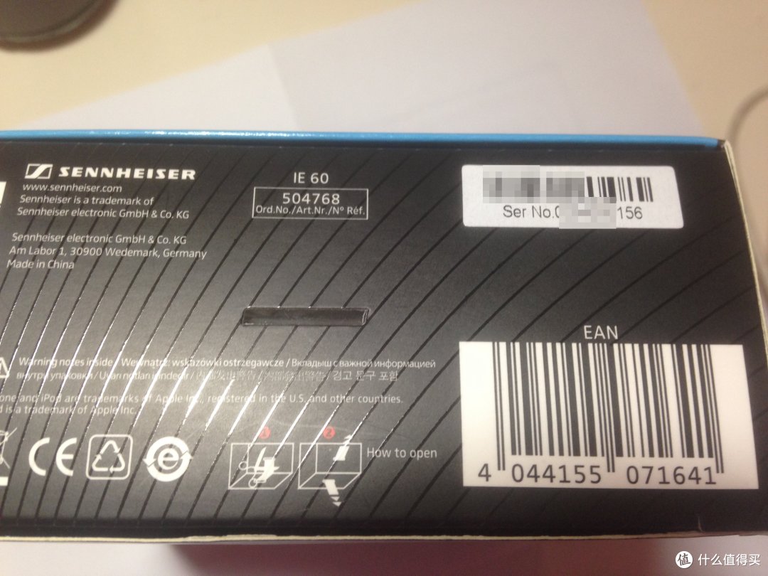 woot购入 SENNHEISER 森海塞尔 IE60 耳机伪开箱+简单评测