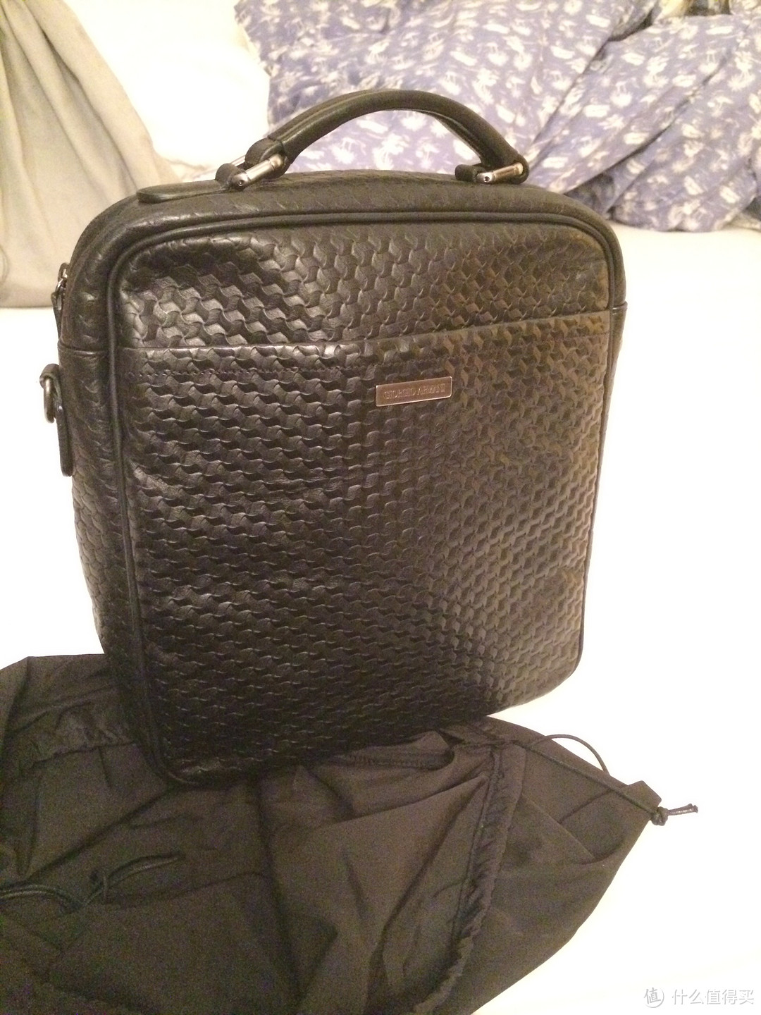 好像我买包不要钱，再晒一个Giorgio Armani 乔治·阿玛尼 男士手提包
