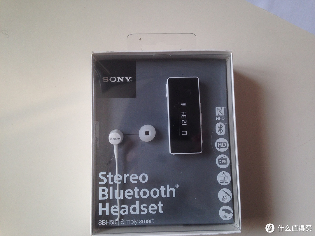 索尼大法好！SONY 索尼 SBH50 NFC立体声蓝牙耳机简单开箱