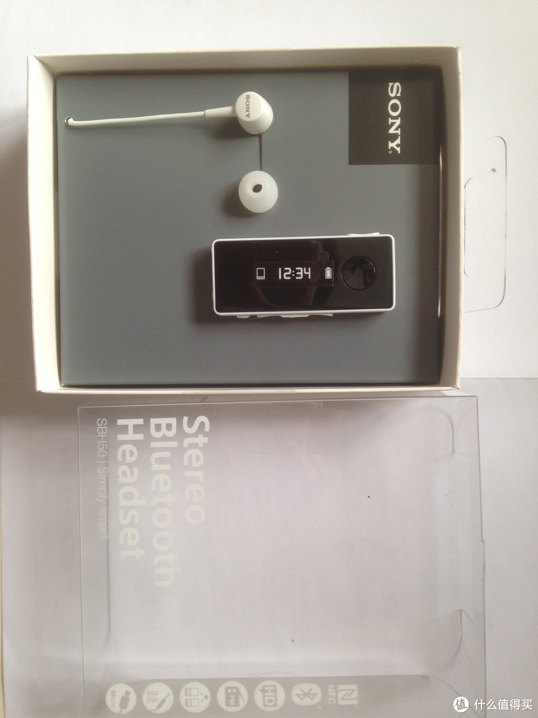 索尼大法好！SONY 索尼 SBH50 NFC立体声蓝牙耳机简单开箱