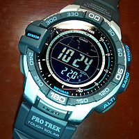 三重感应器：Casio 卡西欧 PRG-270-7CR 男款登山表