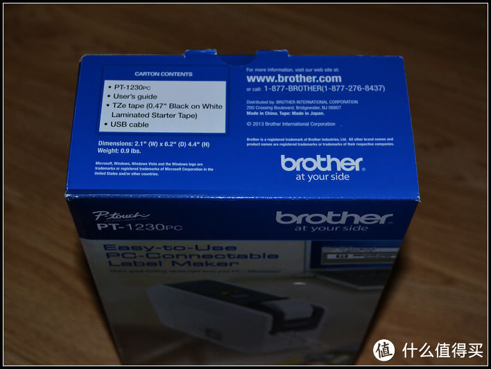 非标签控入手 Brother 兄弟 PT-1230pc 便携式标签打印机