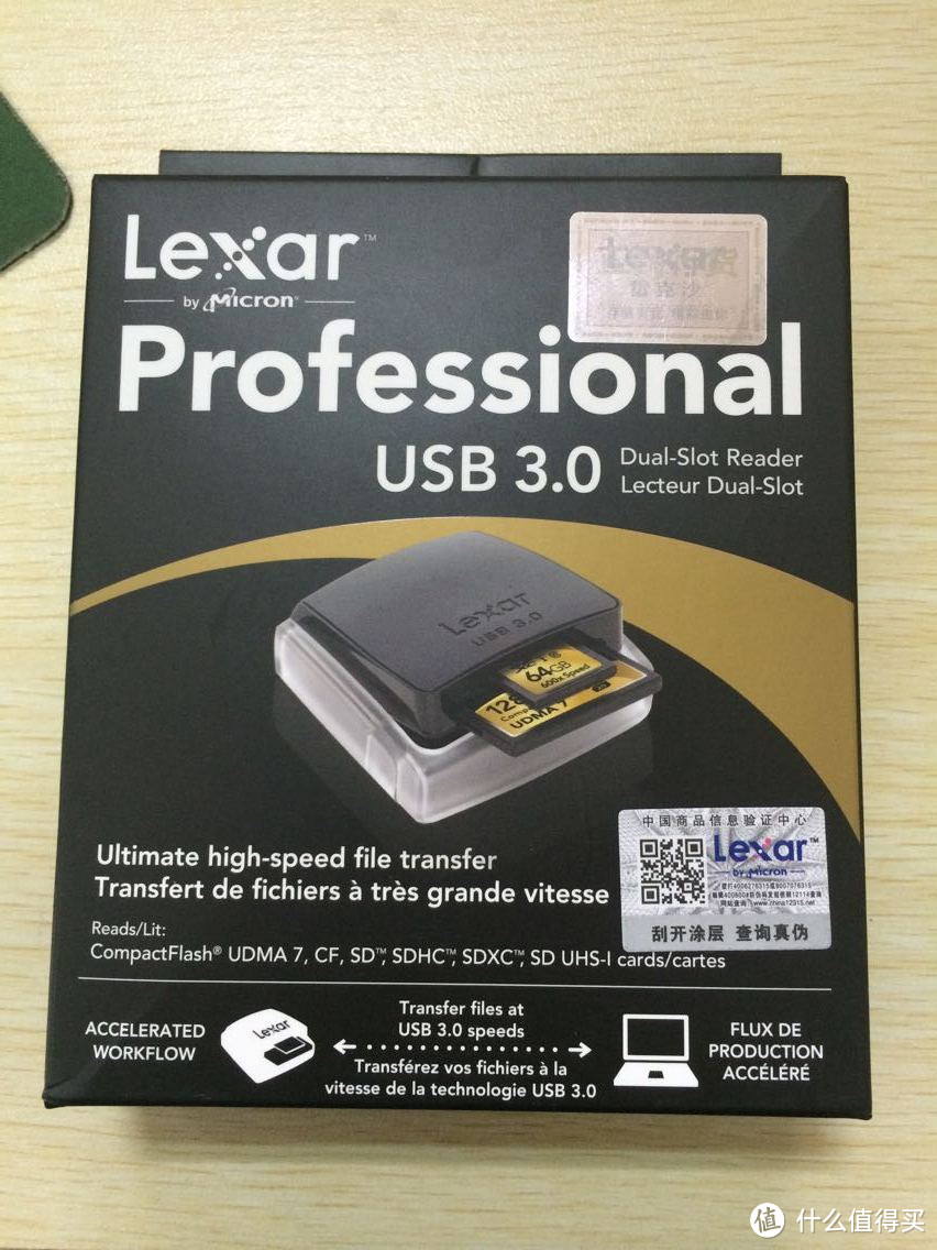 两个64G的胖子+黑卡加成：Lexar 雷克沙 Professional 1066x 64GB CF卡