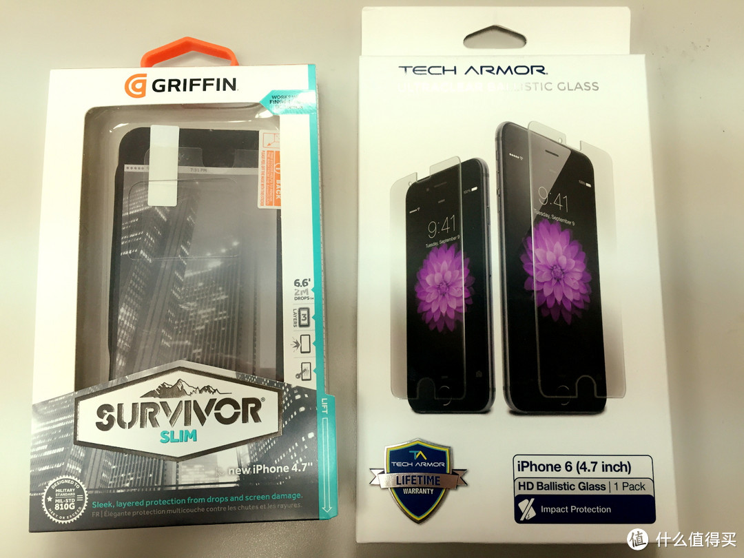 手残党的福音，碎屏后果6护机策略：Griffin Survivor Slim壳子+Tech armor钢化膜