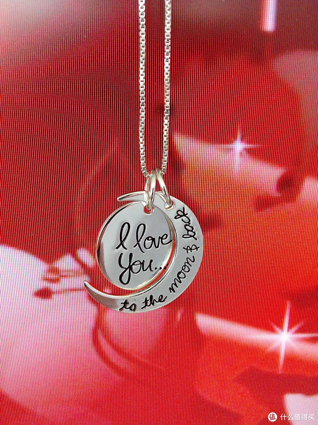 【2015情人节特辑】爱就是陪伴相随：美亚直邮Sterling Silver "I Love You To The Moon and Back"项链