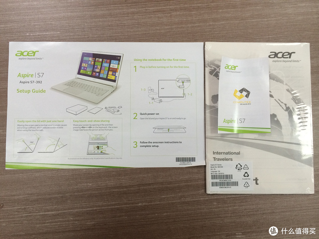 送给自己的生日礼物，笔记本中的白富美：acer 宏碁 Aspire S7-392-7863 13.3寸超极本