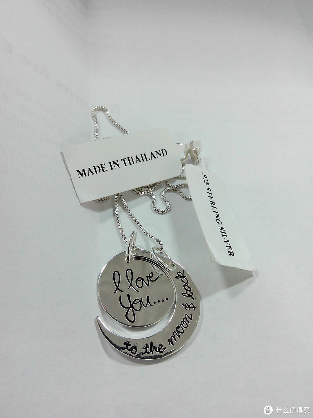 【2015情人节特辑】爱就是陪伴相随：美亚直邮Sterling Silver "I Love You To The Moon and Back"项链