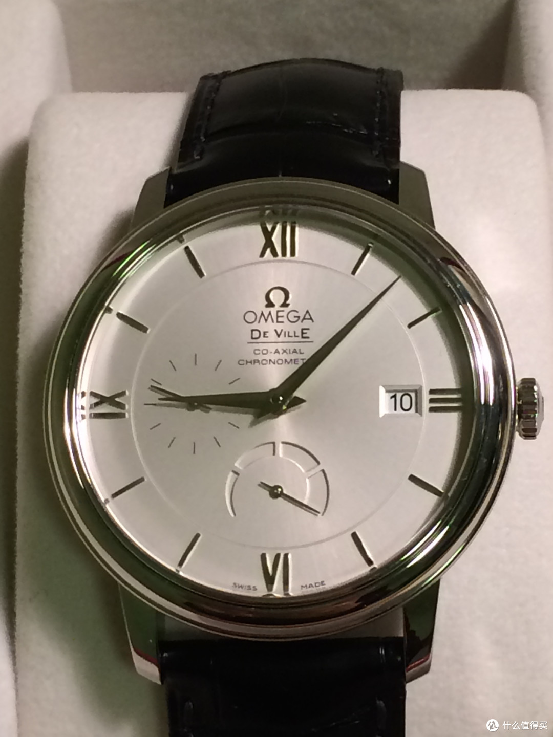 今年买了个表:OMEGA 欧米茄 碟飞典雅系列 同轴动力储存腕表