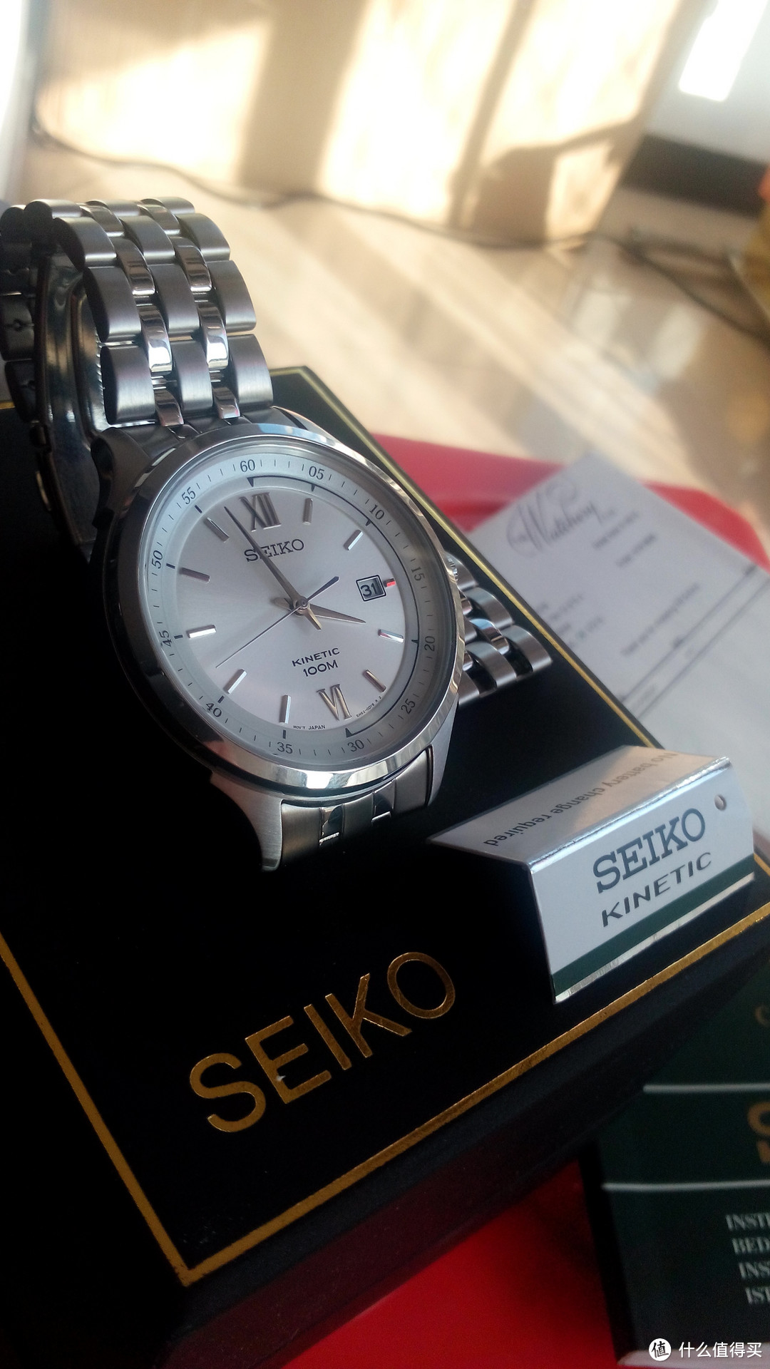 SEIKO 精工 SKA653P1 男士人动电能手表
