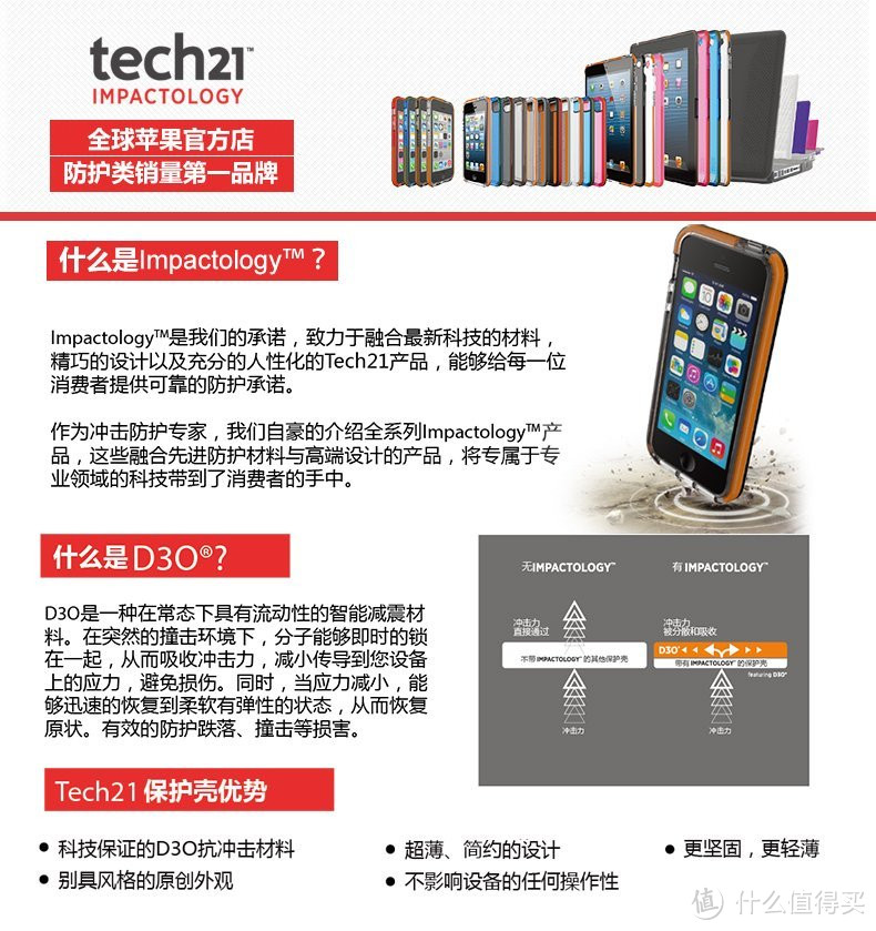 Tech21 Tactical 战术 防摔保护壳 for iphone6