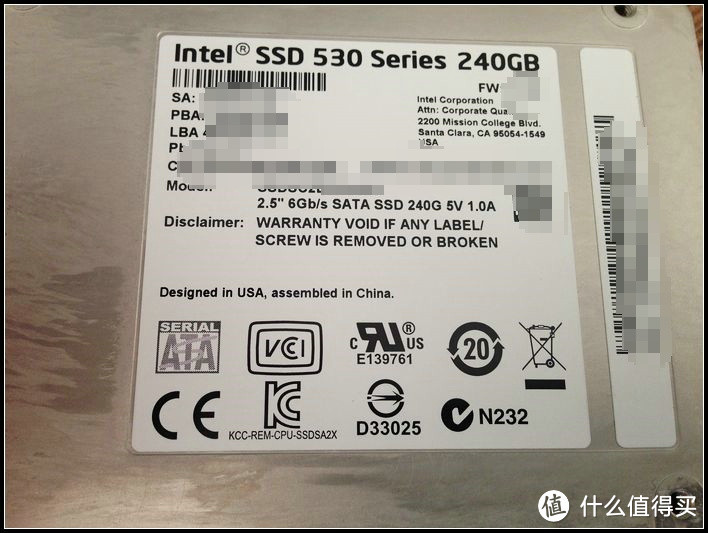 办公电脑再升级！Intel 英特尔 530系列 240G SSD固态硬盘