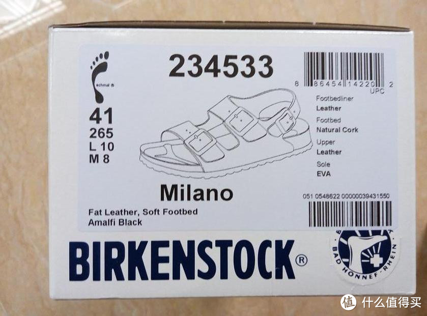 为夏天做准备：Birkenstock 勃肯 Milano SFB Flat 男士凉鞋