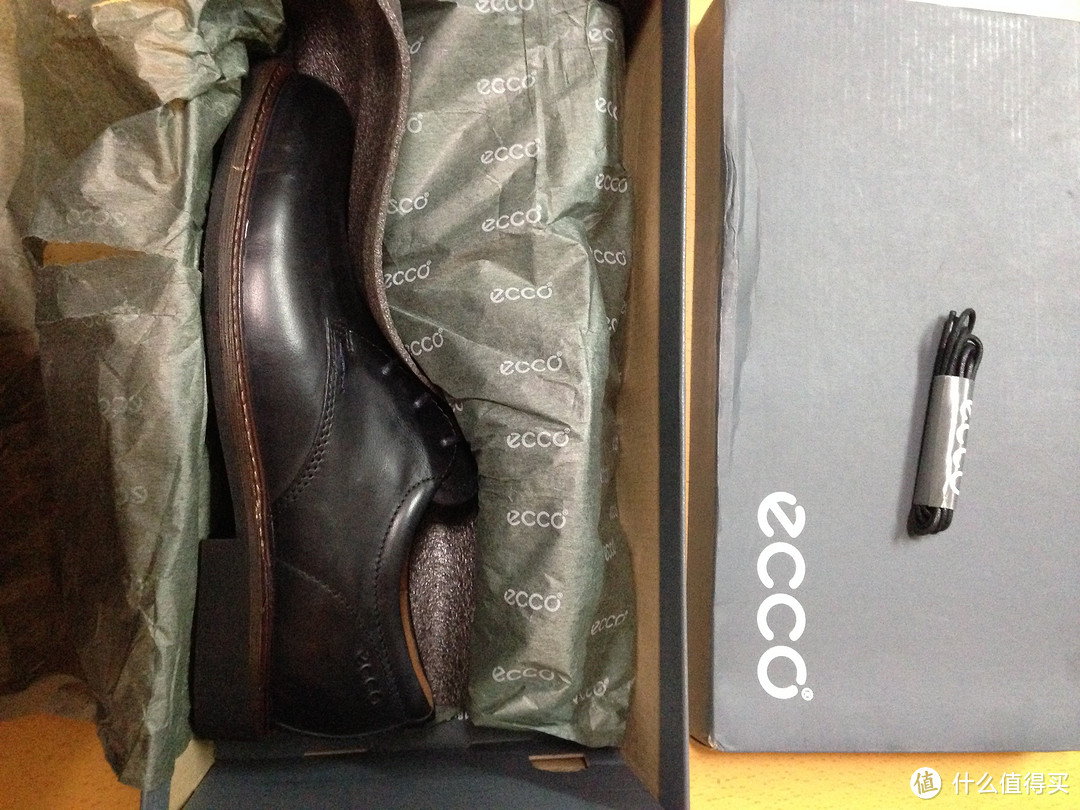 好鞋成双：ECCO 爱步 Findlay Tie Oxford 黑&灰 芬莱系列男款正装鞋