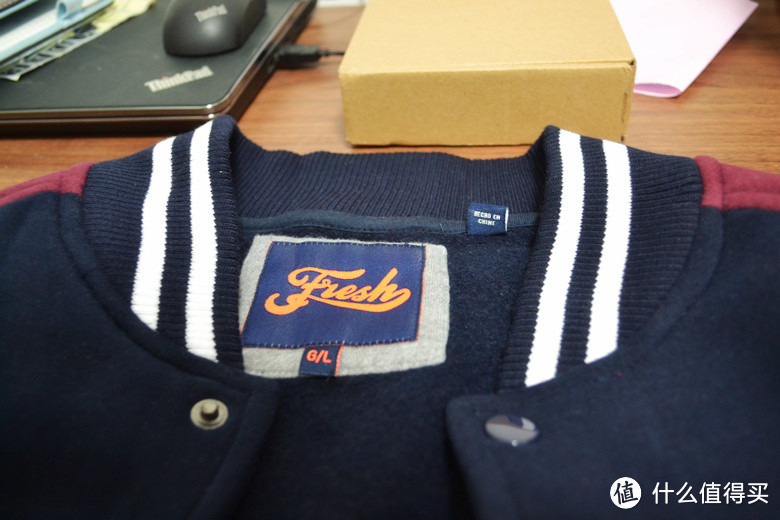 梦回校园：Fresh Brand Fleece Varsity Jacket美式棒球服