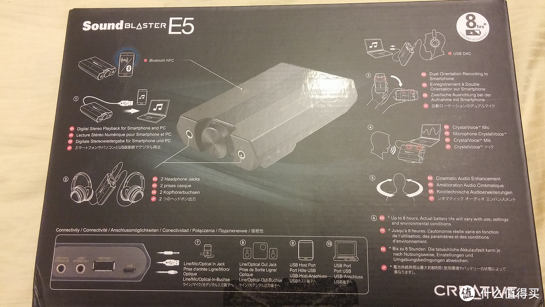 无线，就是这么diao！Creative Sound Blaster E5 蓝牙耳放 & Jabra Revo Wireless蓝牙耳机