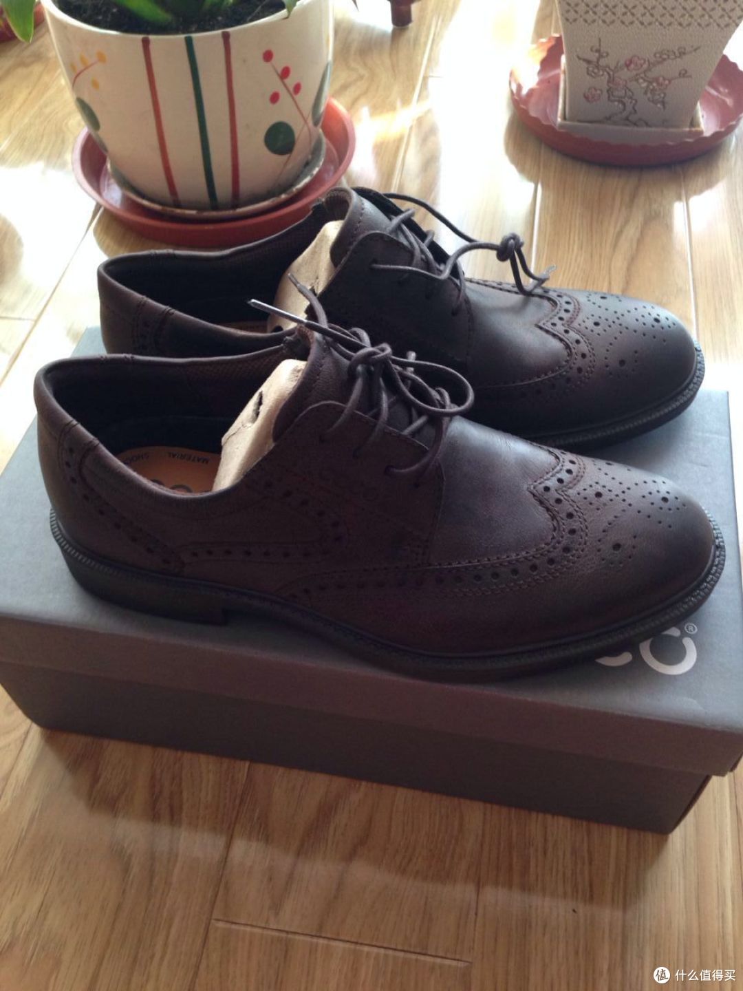 ecco 爱步 Atlanta Wing Tip Oxford 男款正装系带皮鞋