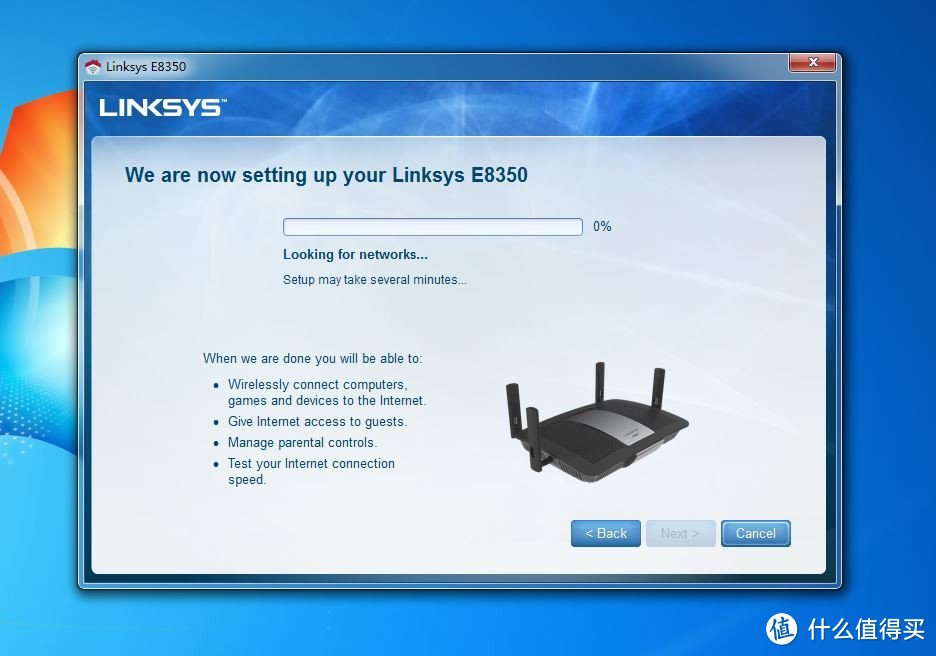 LINKSYS E8350 AC2400无线路由器