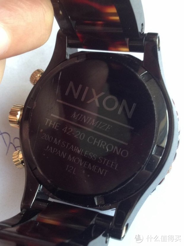 舅妈网入手Nixon 42-20 Chronograph Tortoise Shell Acrylic 腕表 a037-679