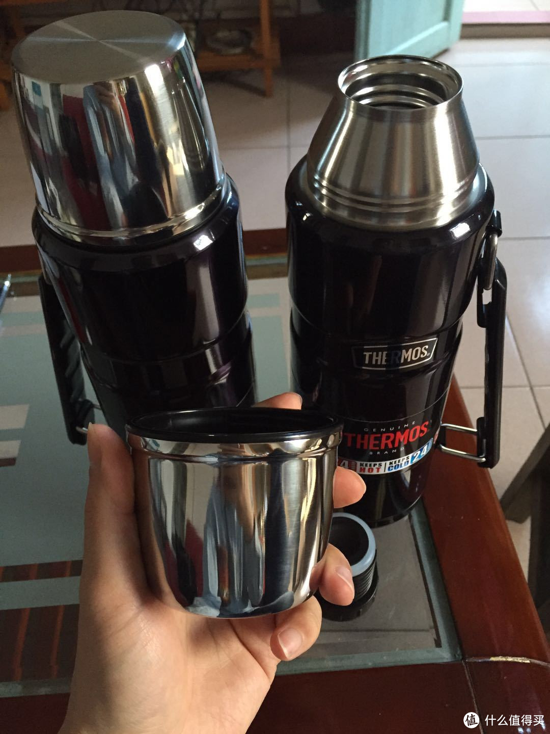 THERMOS 膳魔师 Stainless King 不锈钢保温杯 1.2L