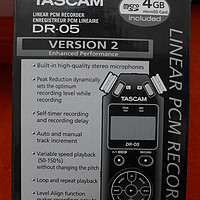 TASCAM DR-05 录音笔外观展示(按键|录音头|接口)