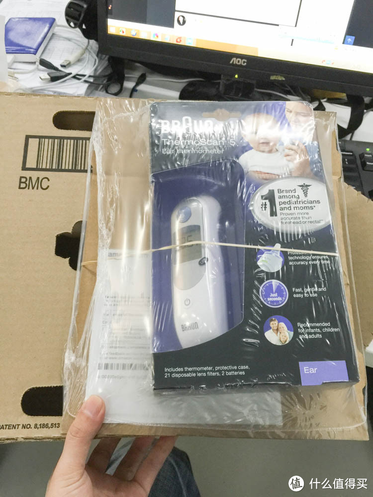 美亚直邮 BRAUN 博朗 IRT6500US 耳温枪，与台胜红外线额温枪HTD8808C的简单对比