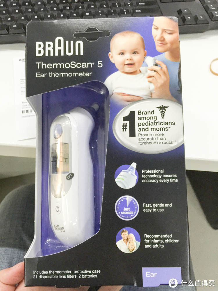 美亚直邮 BRAUN 博朗 IRT6500US 耳温枪，与台胜红外线额温枪HTD8808C的简单对比