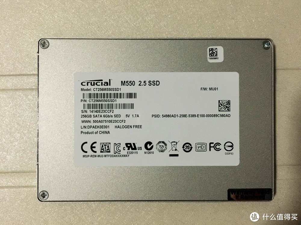 宏碁老本第二春：4741G 换Micron 镁光M550 256G SSD固态硬盘