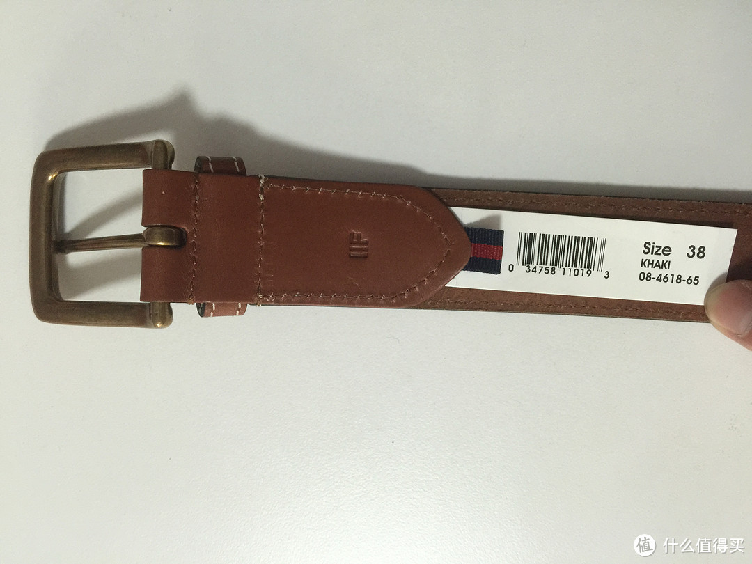 美亚直邮 Tommy Hilfiger Ribbon Inlay Belt 男士腰带