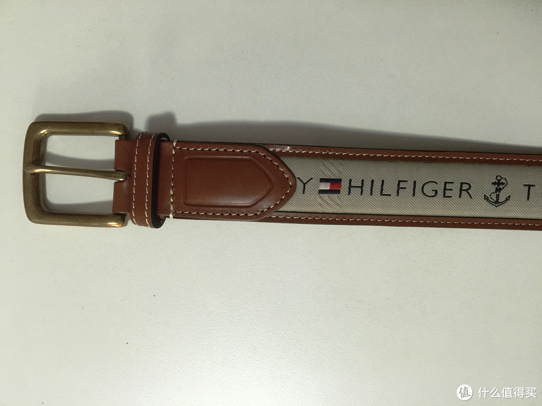 美亚直邮 Tommy Hilfiger Ribbon Inlay Belt 男士腰带