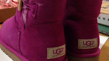 萌妹子加成：UGG Australia Mini Bailey Button Genuine Sheepskin 女款雪地靴